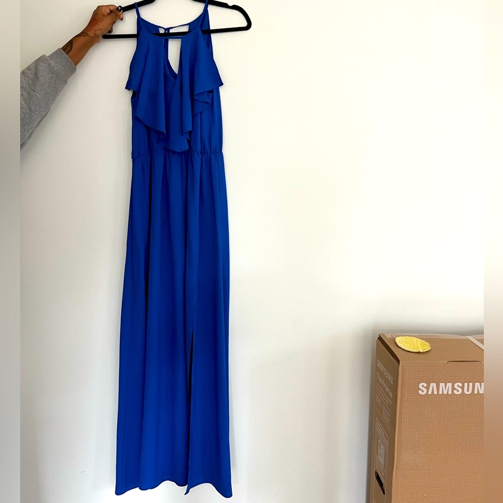 FOREVER NEW blue maxi dress. - Picture 3 of 5